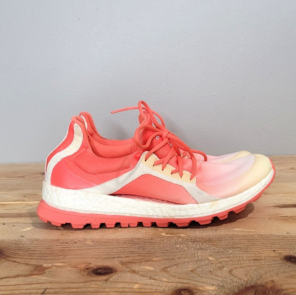 Adidas Climacross BOOST Golf Shoes Women's Orange White F33542 Size 7 - Picture 9 of 11